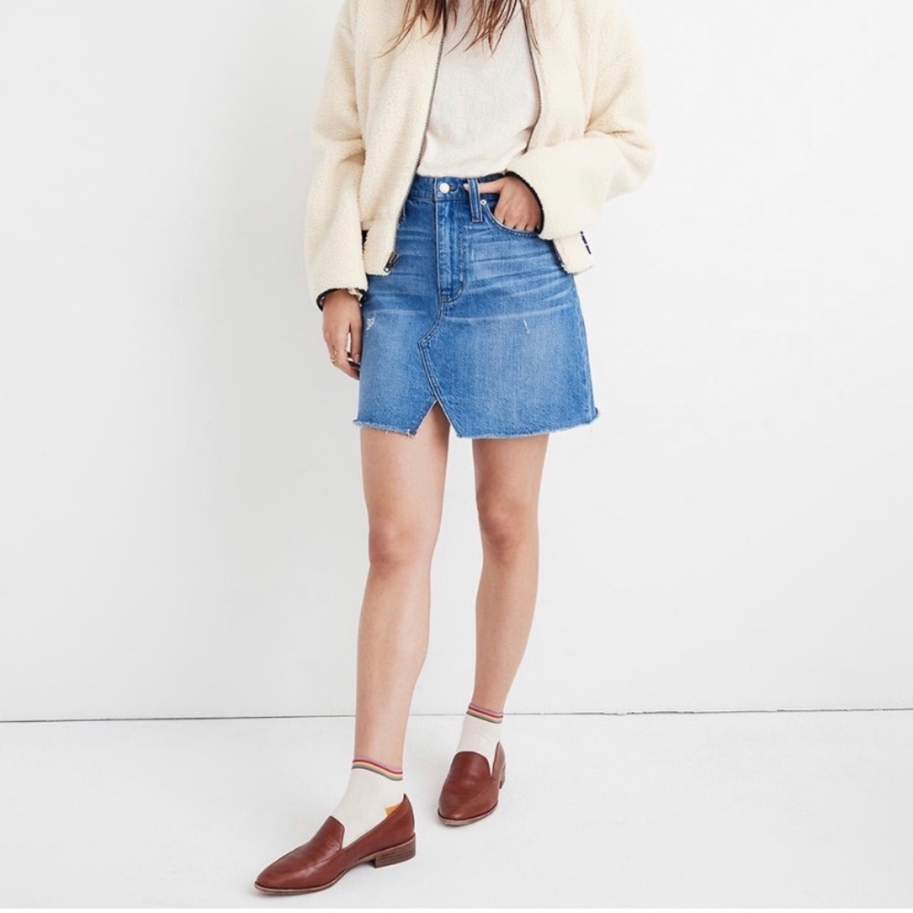 Madewell Jean skirt